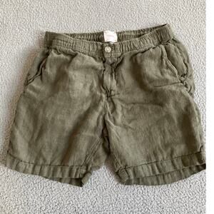 Swims Shorts Medium Zip Up Drawstring Relaxed High Rise Green Light Outdoor